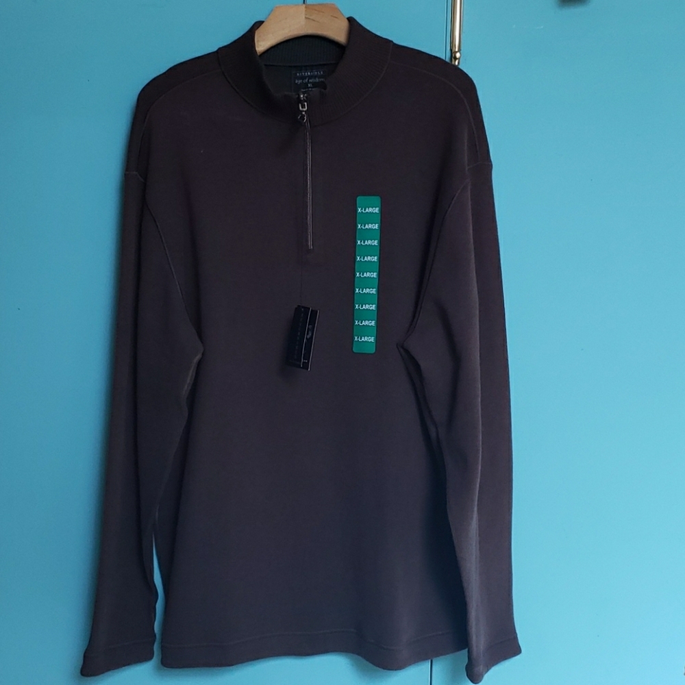 Age of Wisdom XL Brown/Olive Reversible Sweater